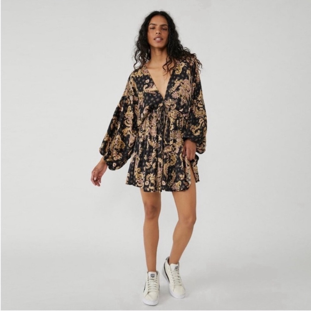 Free People Arzel Mini Dress size L